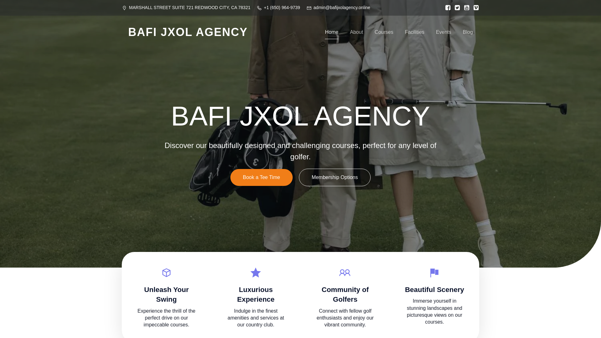 website screenshot of https://bafijxolagency.online/
