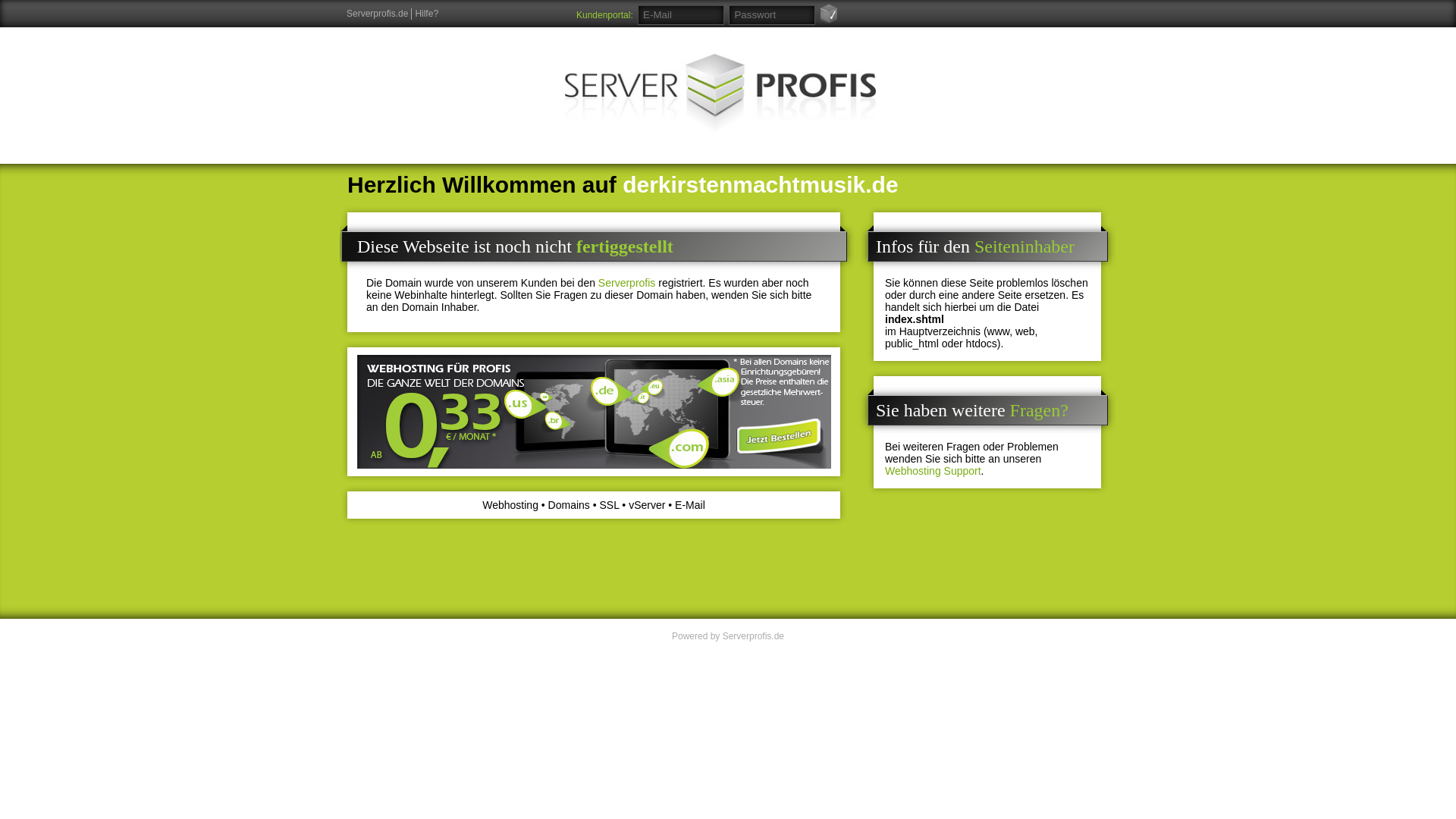 website screenshot of https://derkirstenmachtmusik.de/