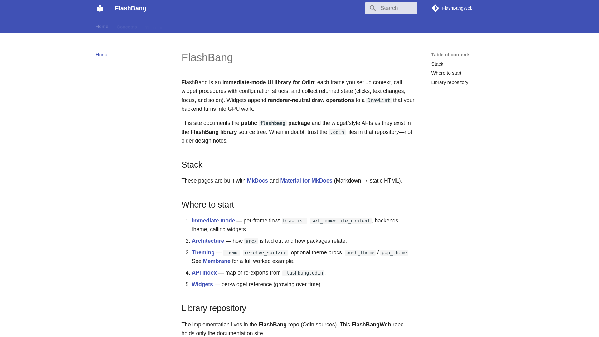 website screenshot of https://flashbangweb.pages.dev/
