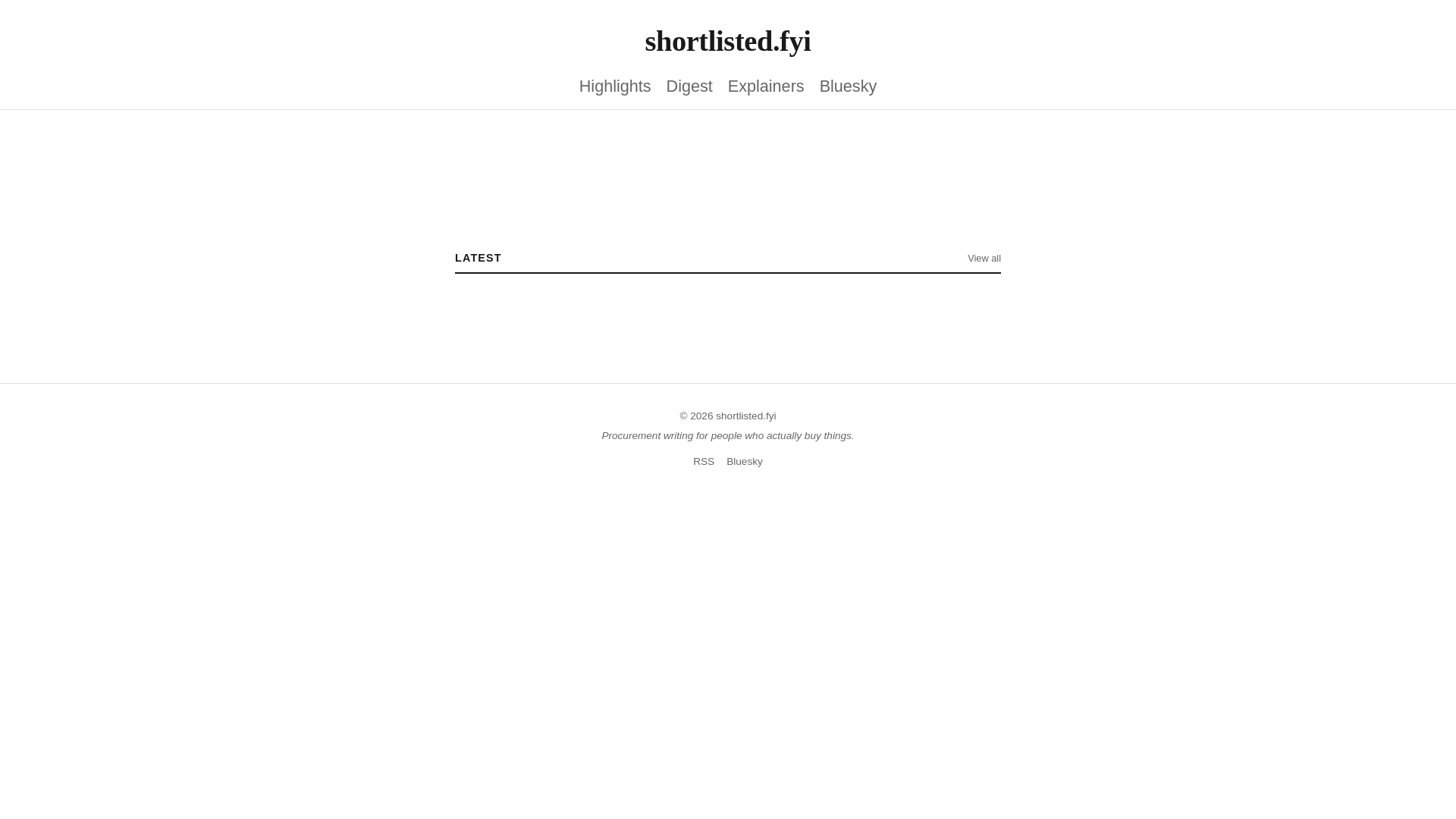 website screenshot of https://shortlisted.pages.dev/