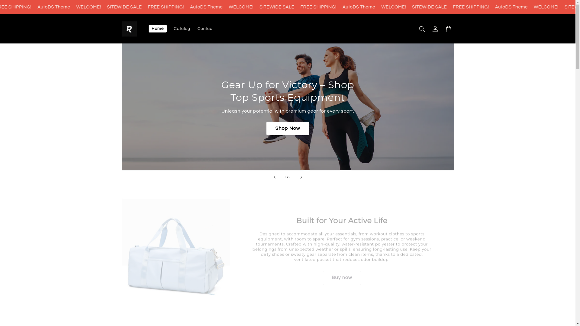 website screenshot of https://runetic.store/