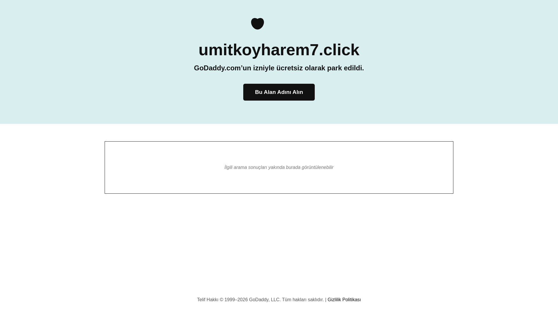 website screenshot of https://umitkoyharem7.click/