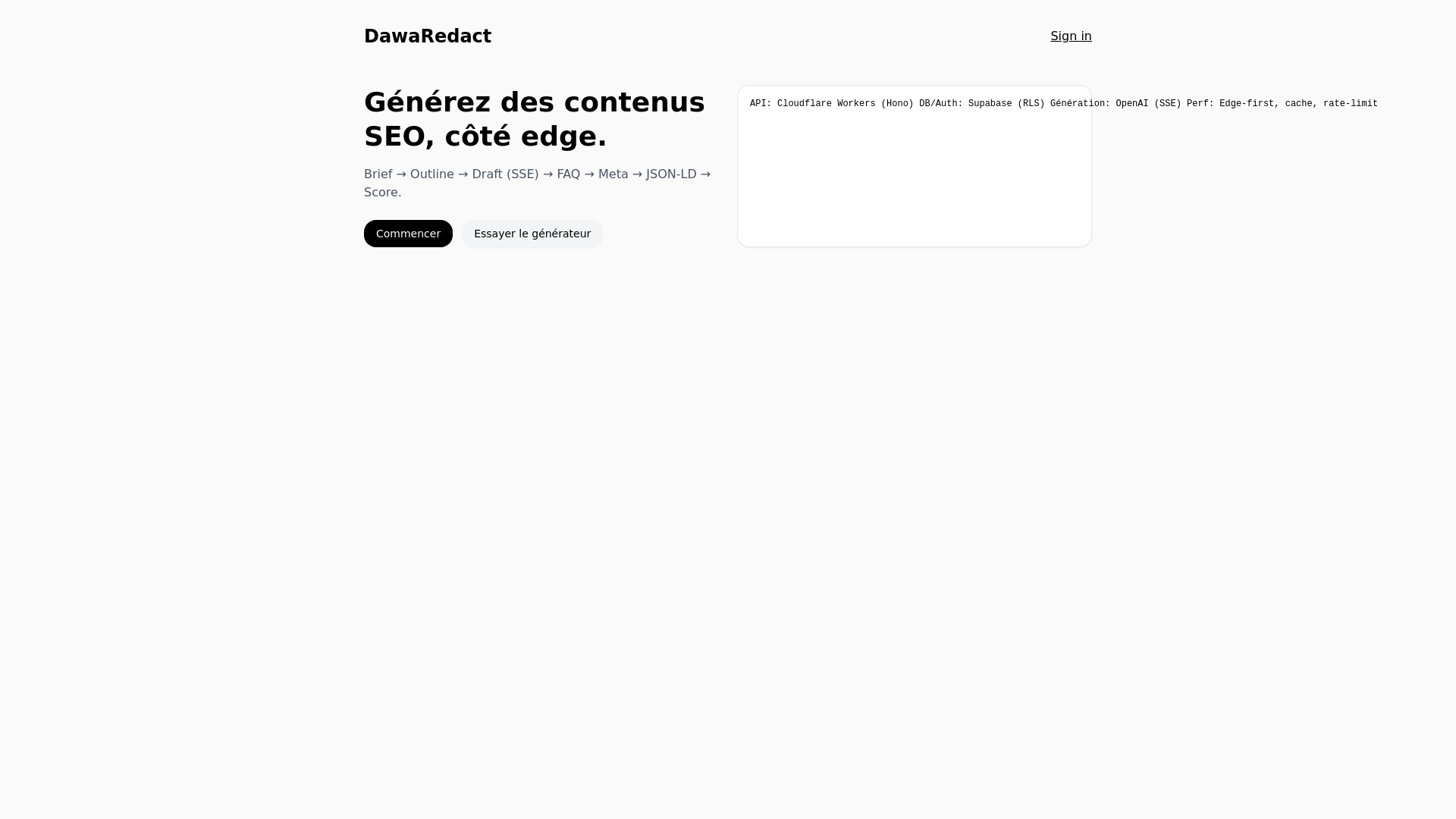 website screenshot of https://dawaredacc.pages.dev/
