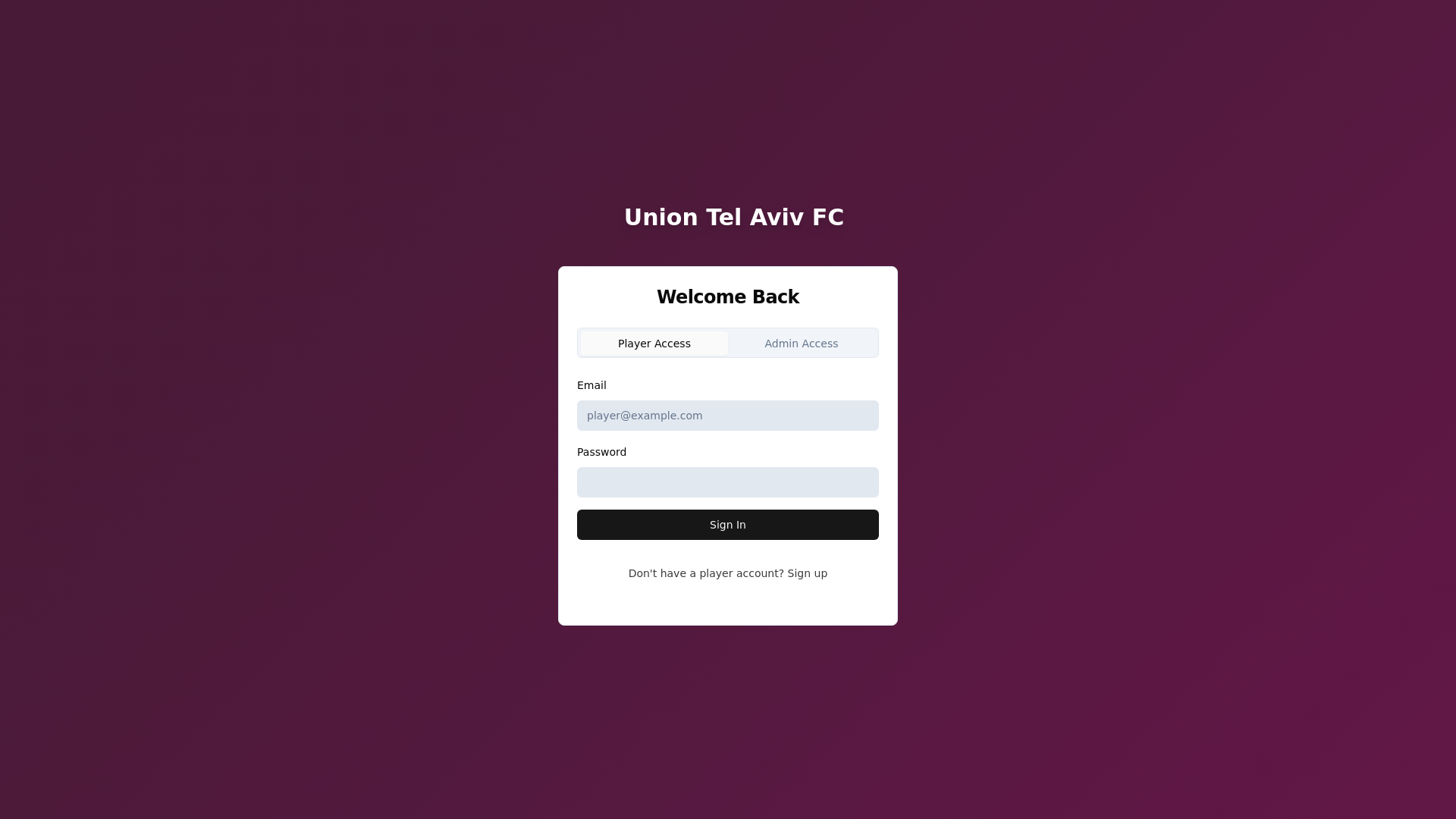 website screenshot of https://uniontelaviv.com/