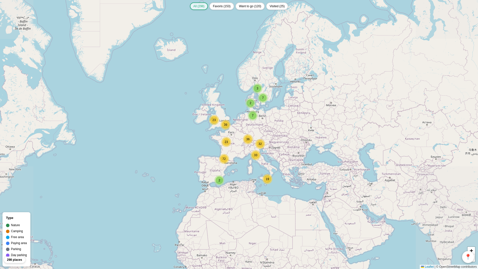 website screenshot of https://campervan-places.pages.dev/