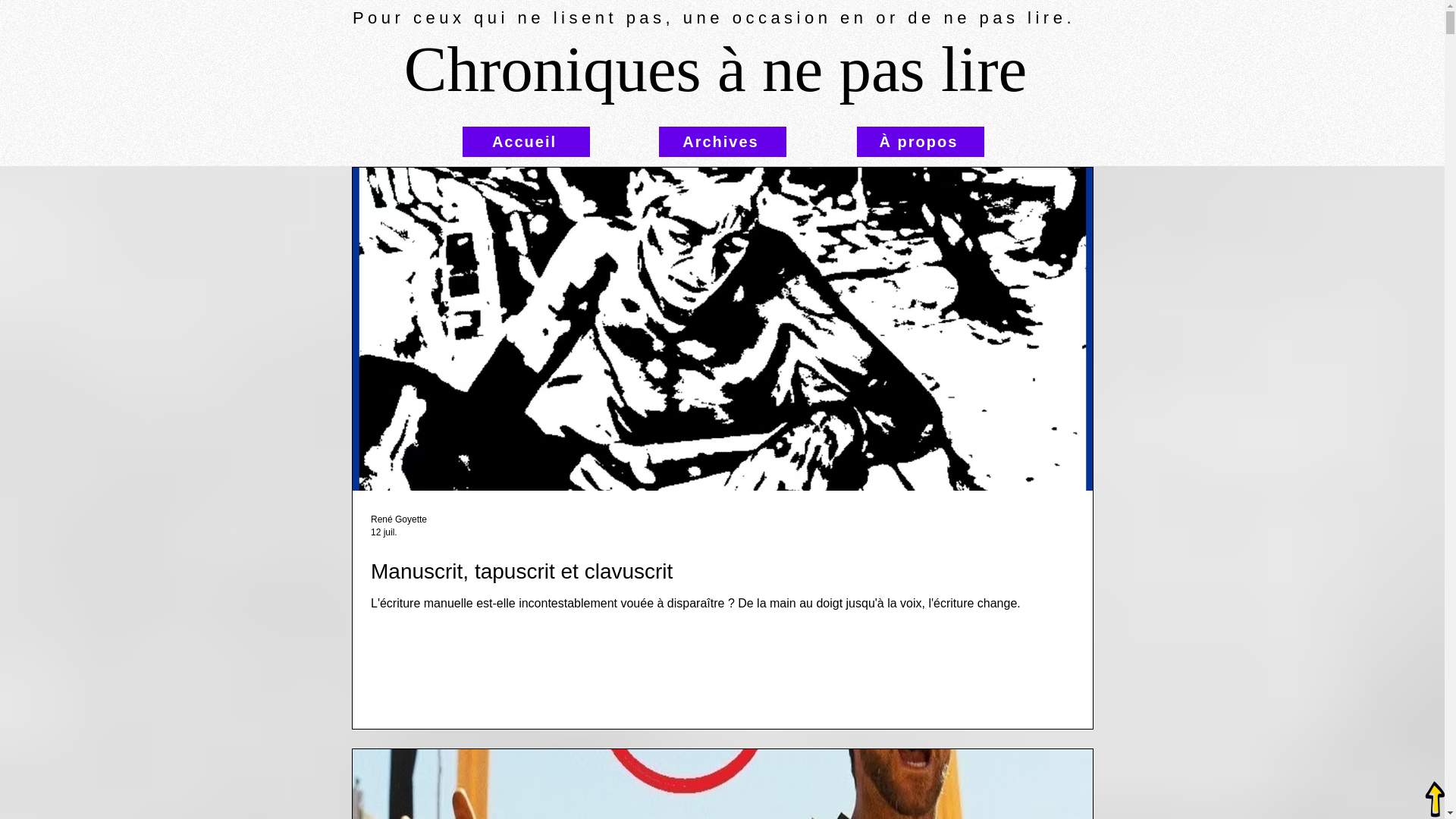 website screenshot of https://chroniquesducurieux.com/