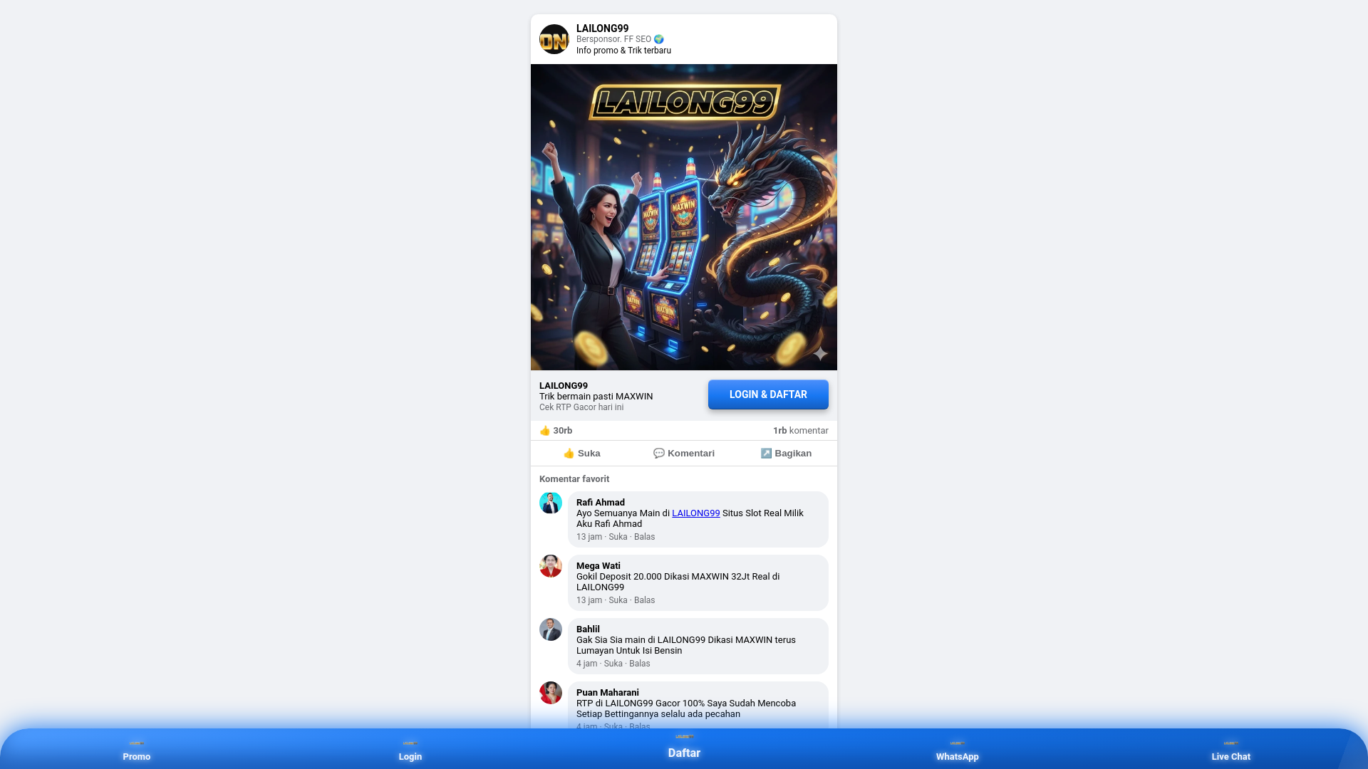 website screenshot of https://mastergrill-lailong99.pages.dev/