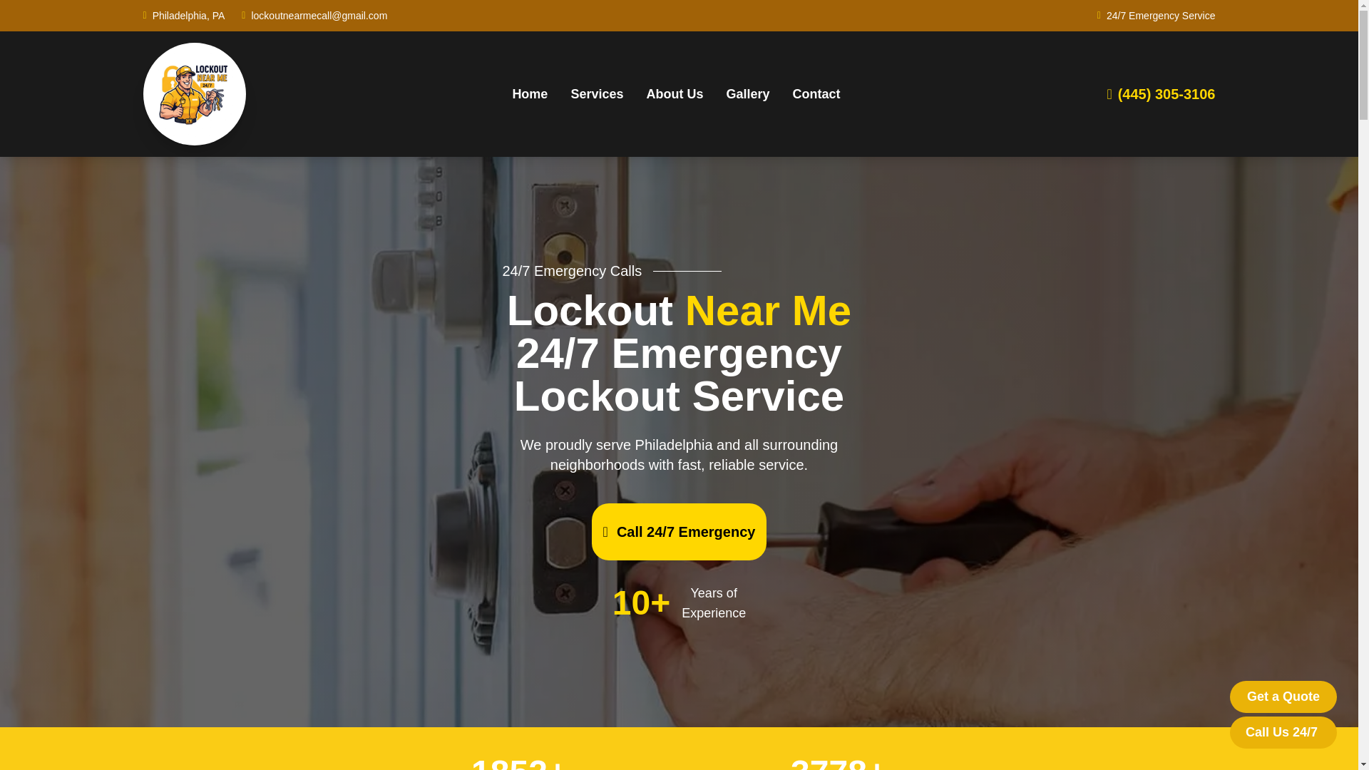 website screenshot of https://lockoutnearme247.com/