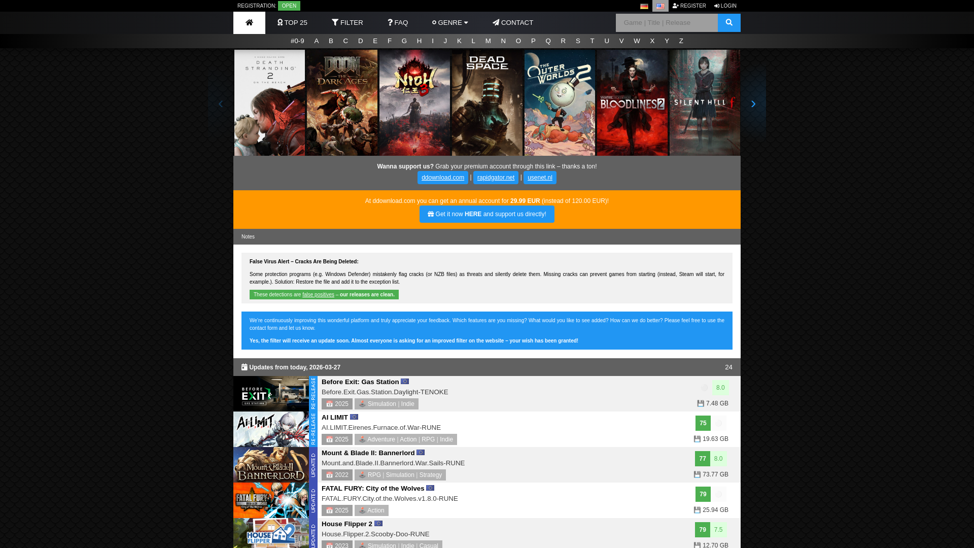 website screenshot of https://g4u.to/