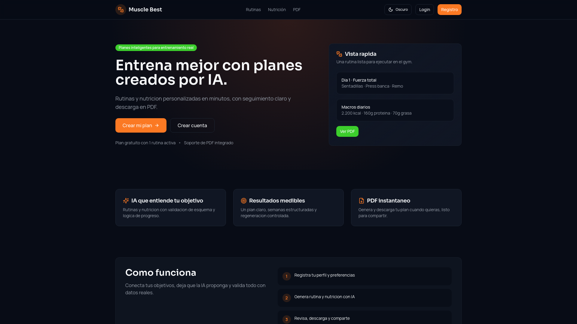 website screenshot of https://musclebest.me/