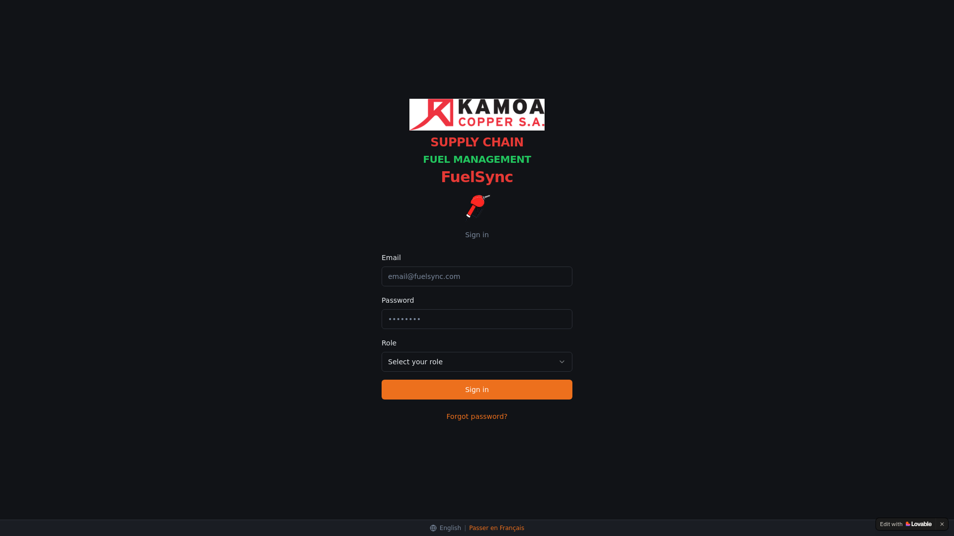 website screenshot of https://fuelsynch.com/