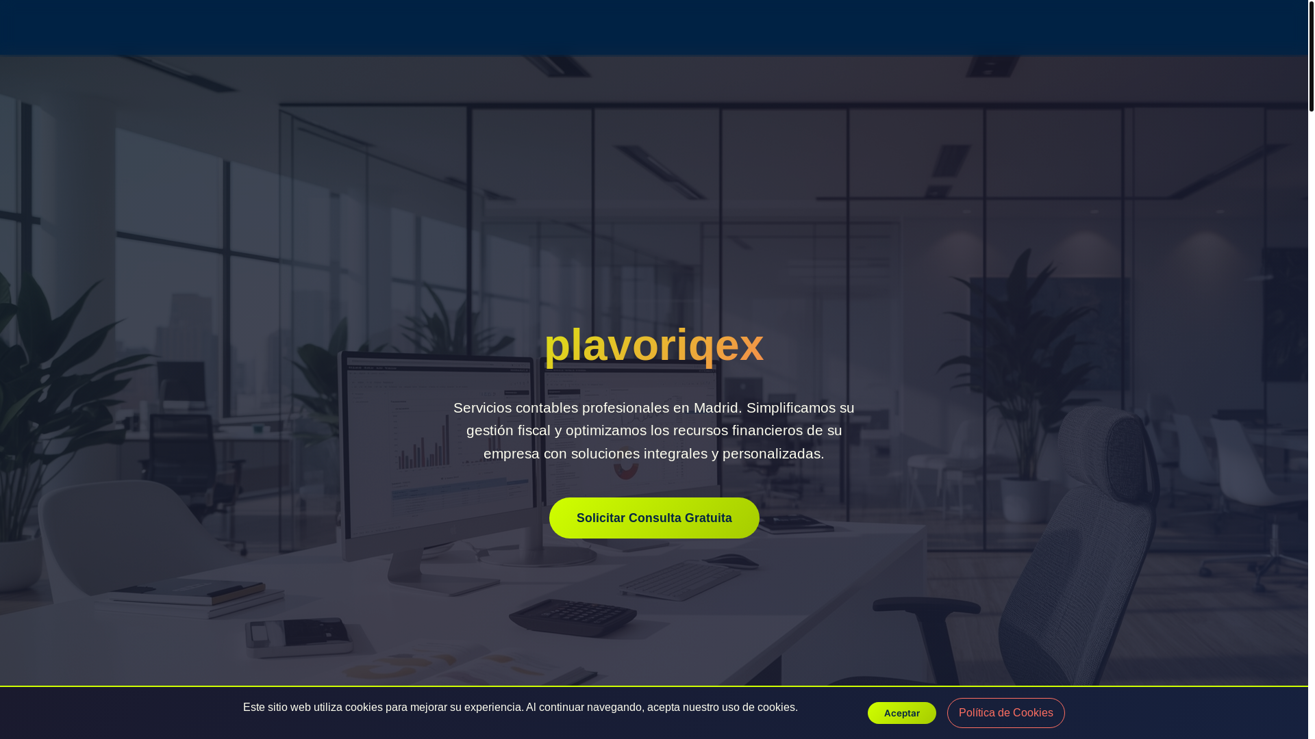 website screenshot of https://plavoriqex.com/