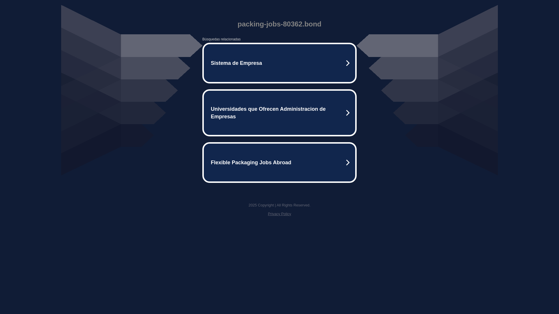 website screenshot of https://packing-jobs-80362.bond/