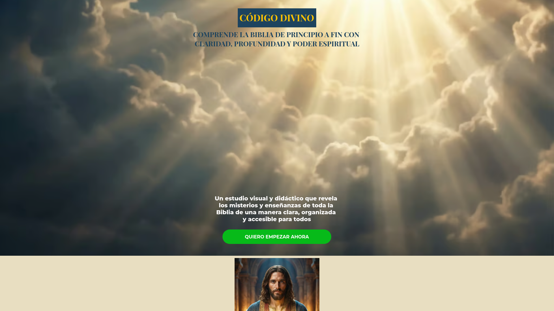website screenshot of https://codigodivinoexclusivo.site/