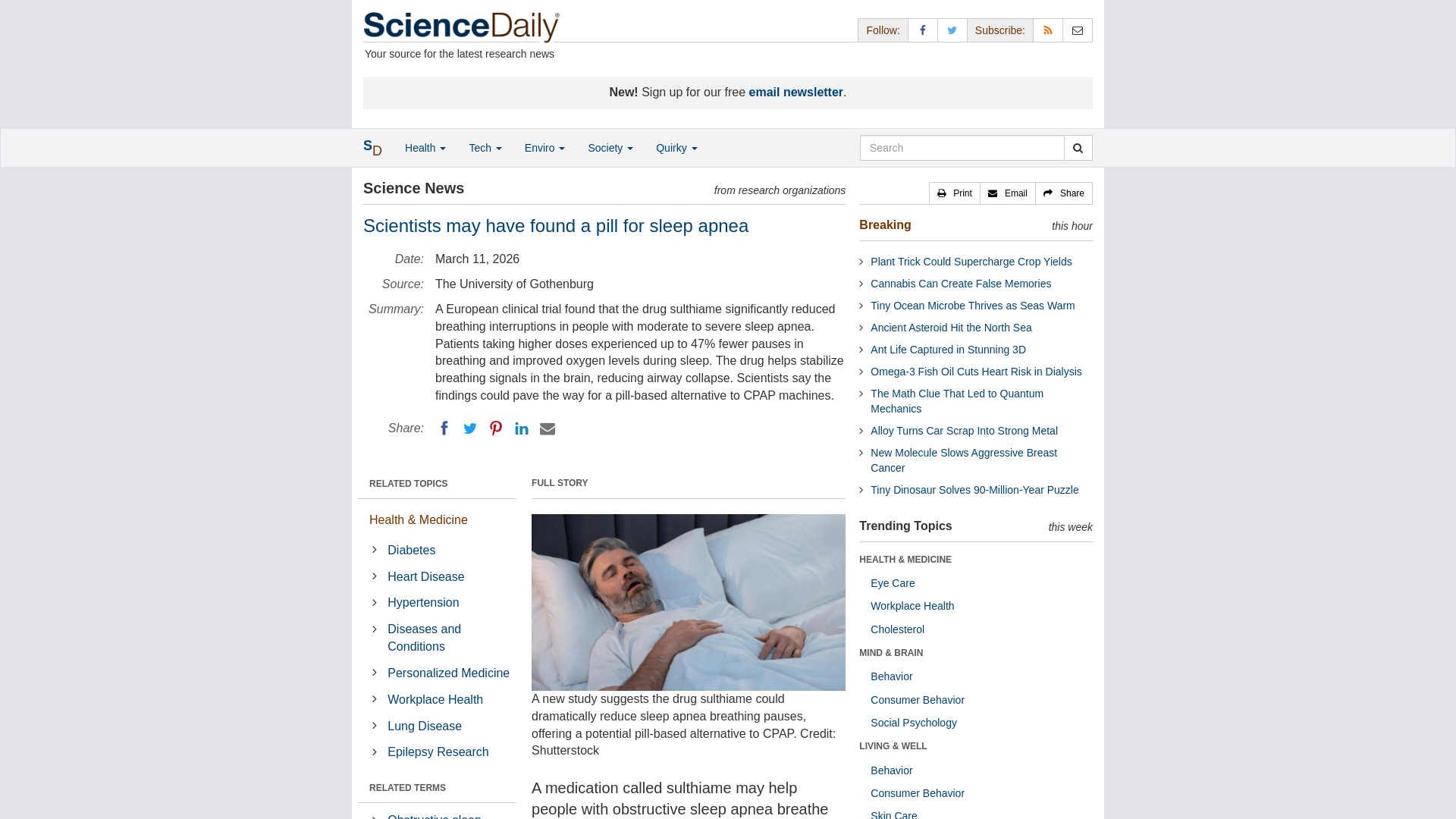 website screenshot of https://www.sciencedaily.com/releases/2026/03/260311004816.htm