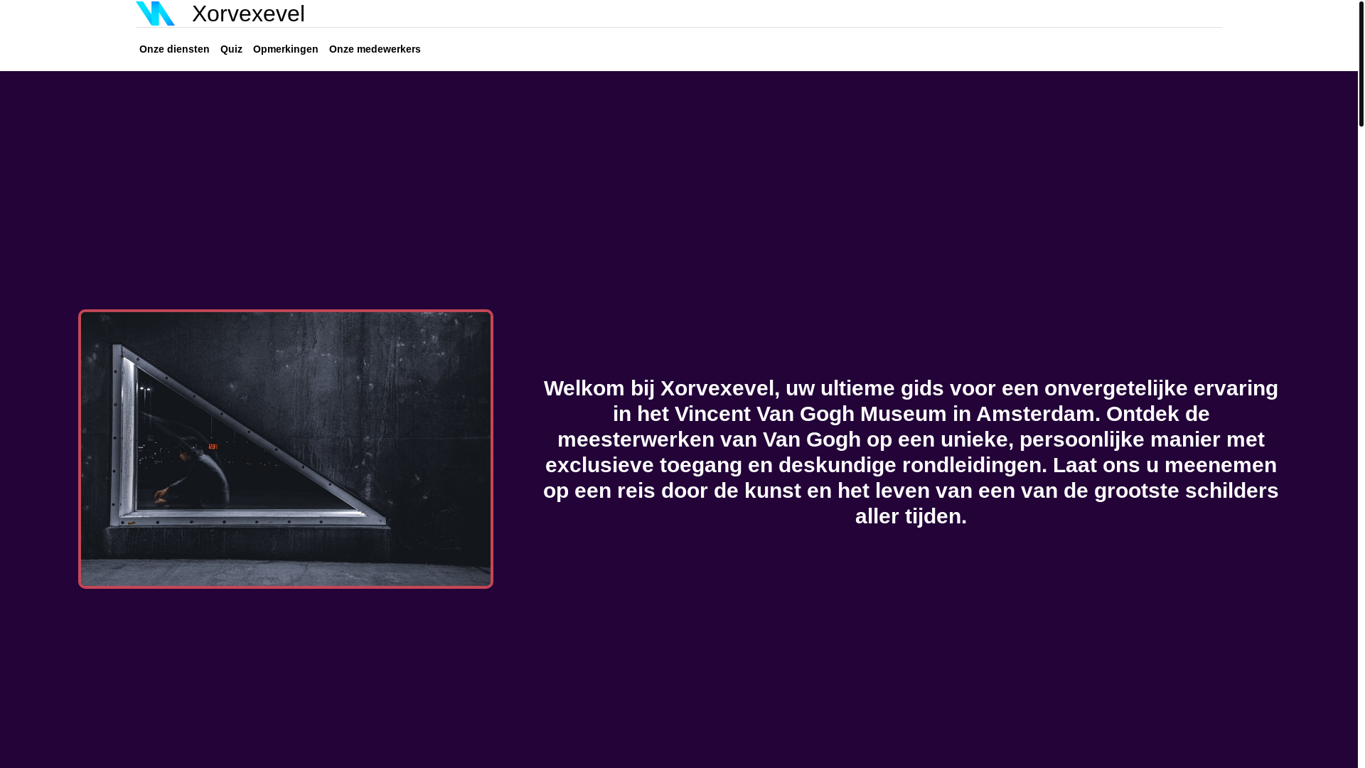 website screenshot of https://museumamsterdam.xyz/
