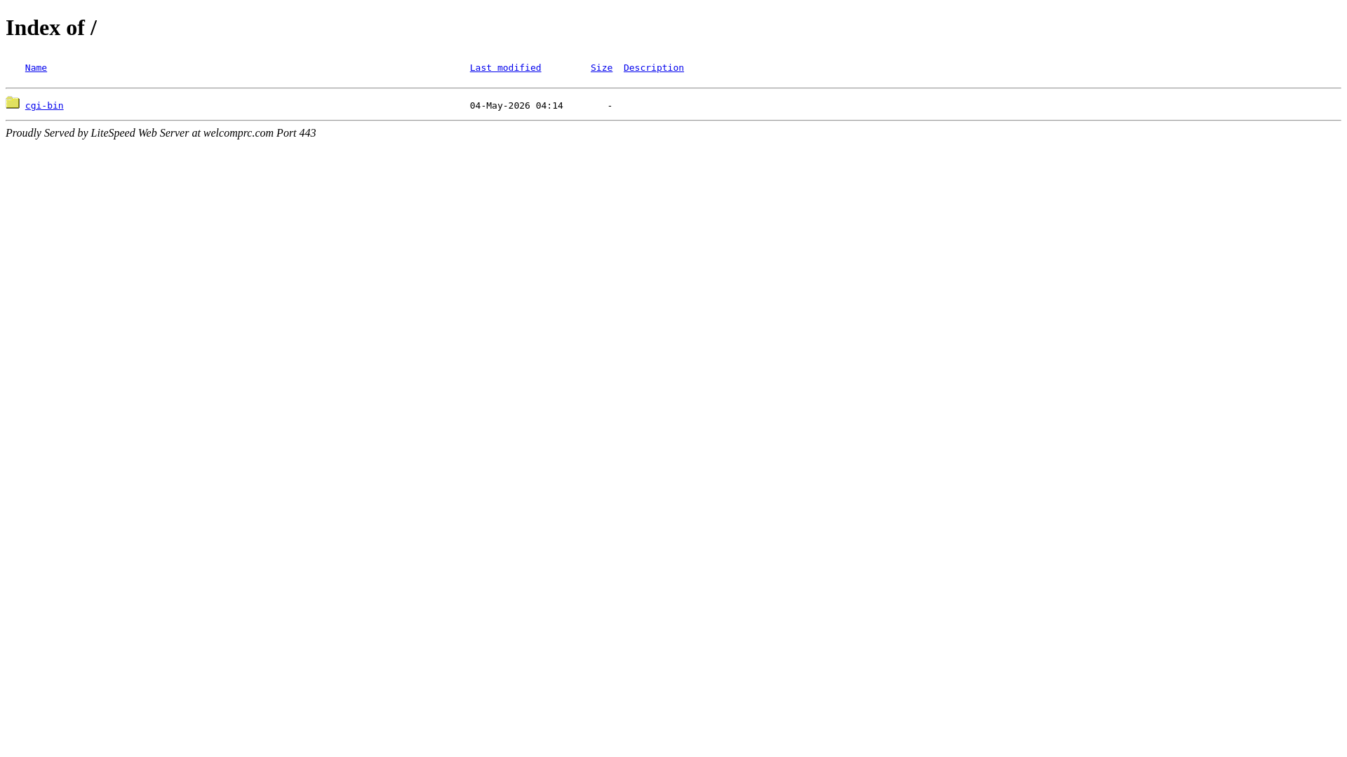 website screenshot of https://welcomprc.com/