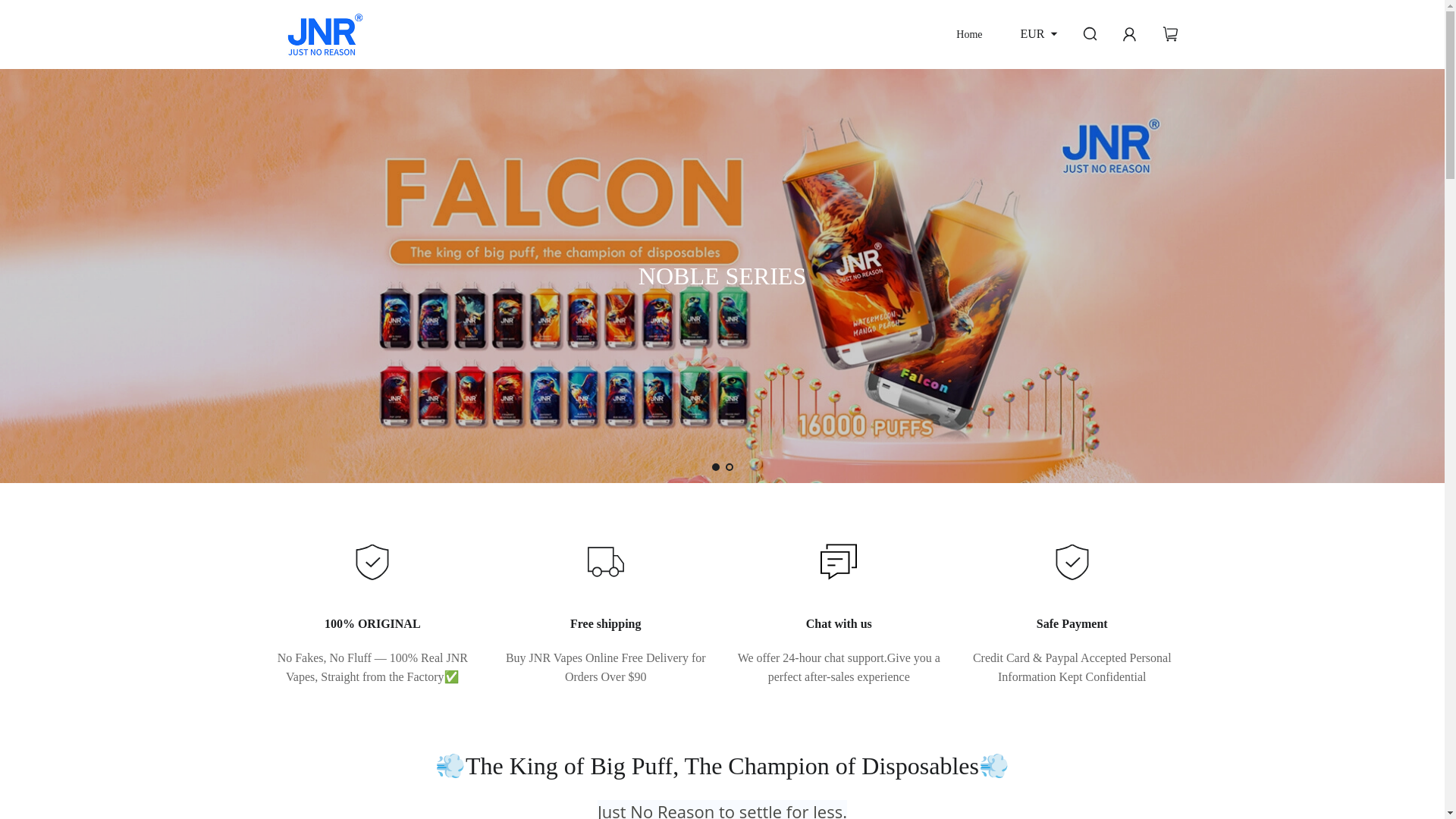 website screenshot of https://jnrvaporstore.com/