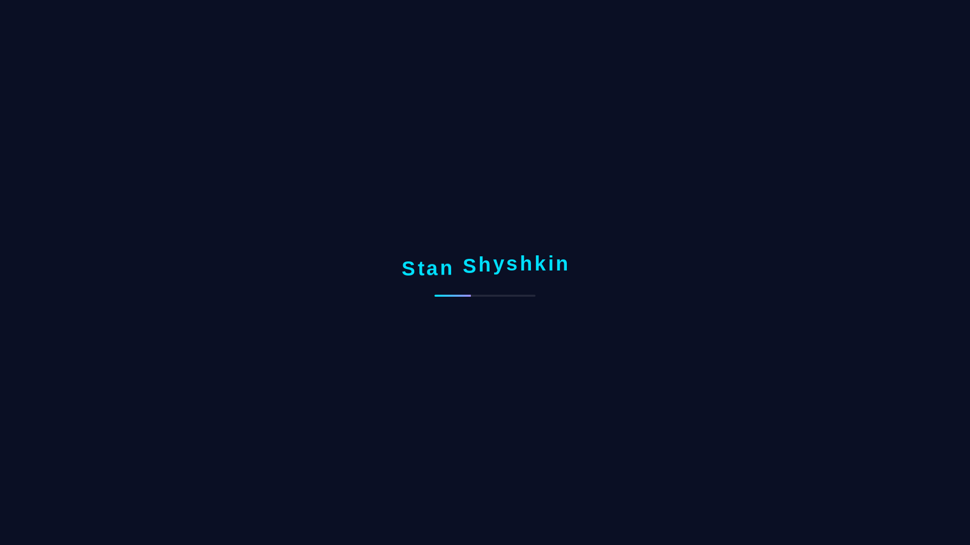 website screenshot of https://stanshyshkin.pages.dev/