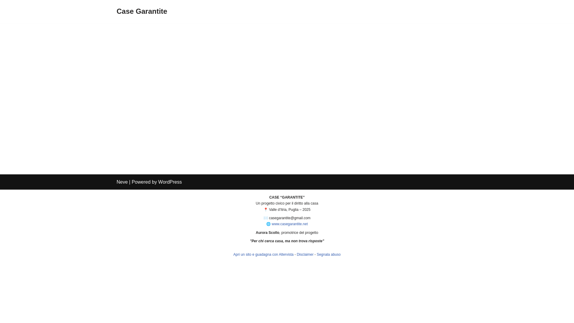 website screenshot of https://casetutelate.it/