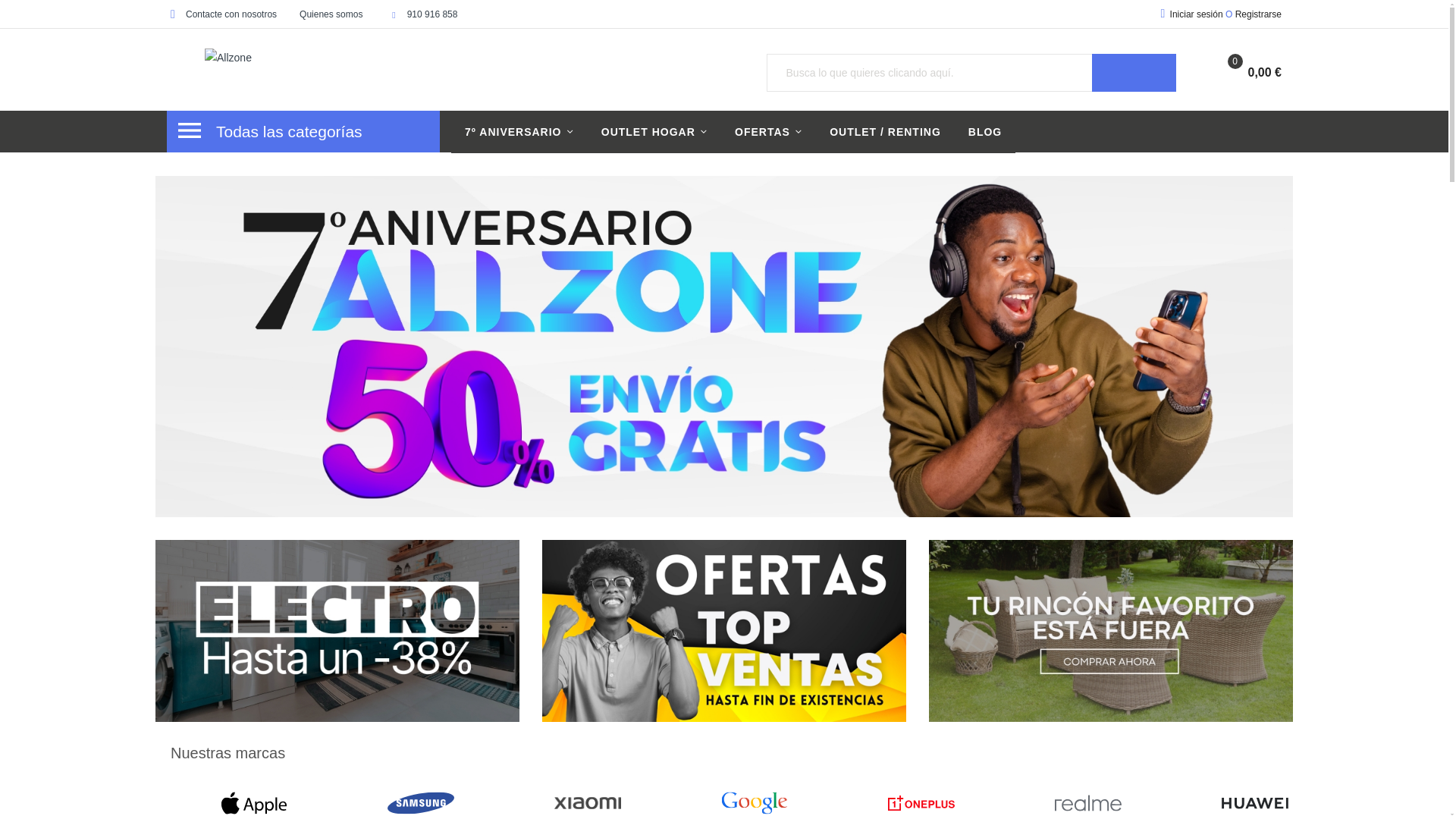 website screenshot of https://shopenzona.es/