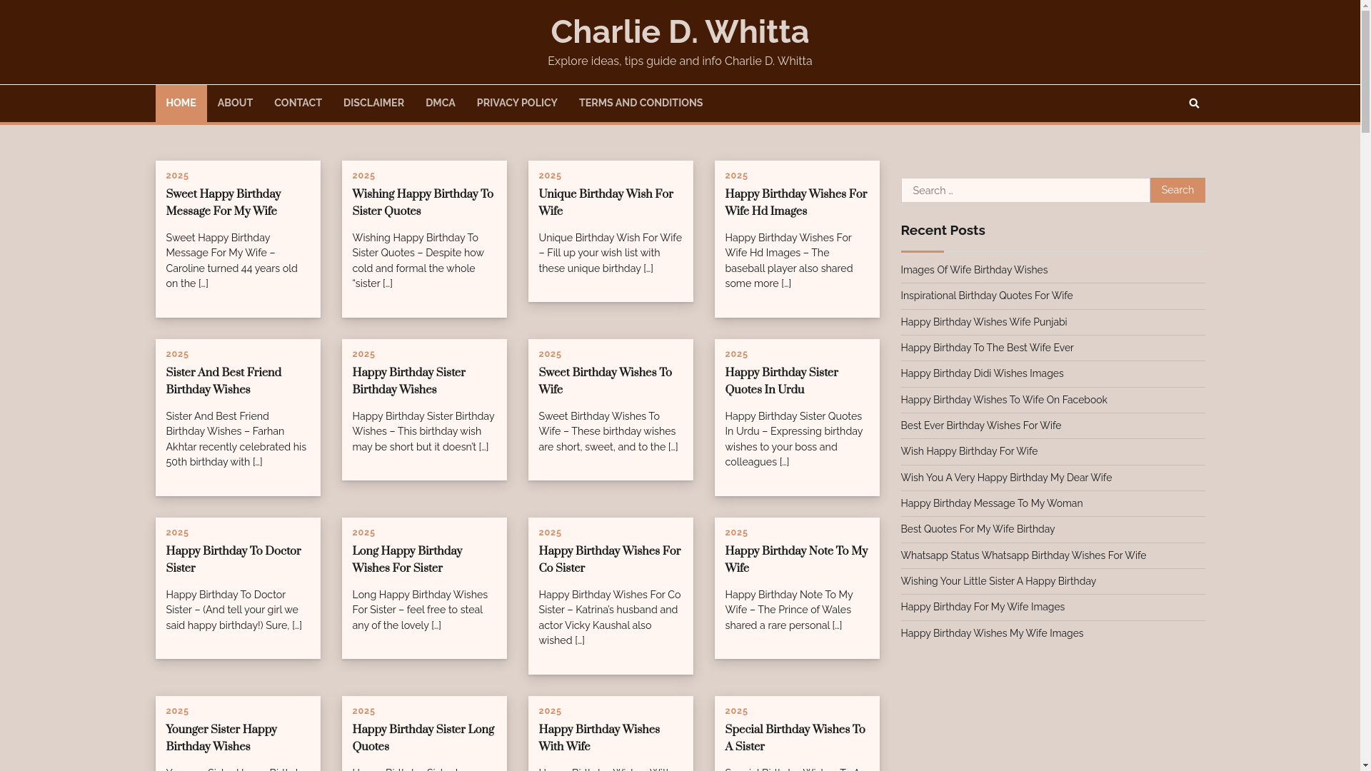 website screenshot of https://charliedwhitta.pages.dev/