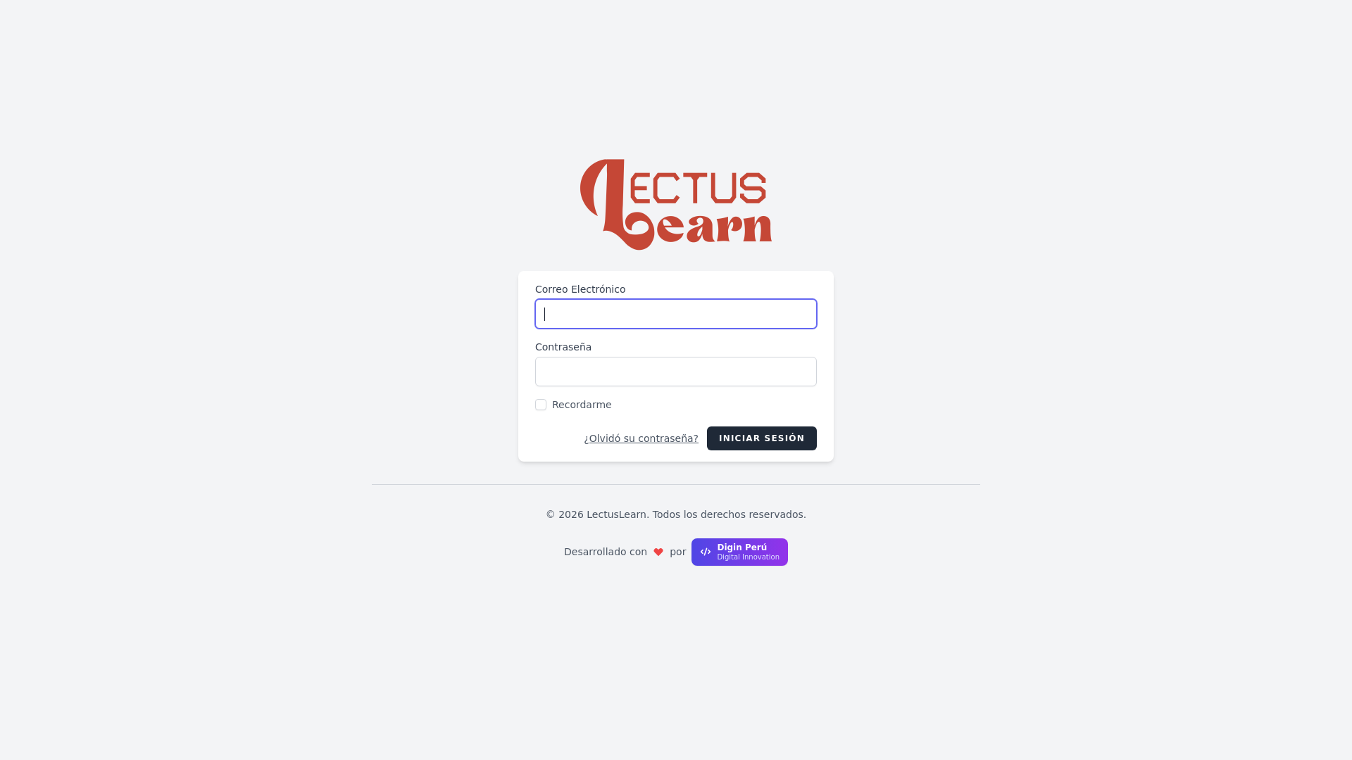 website screenshot of https://lectuslearn.app/