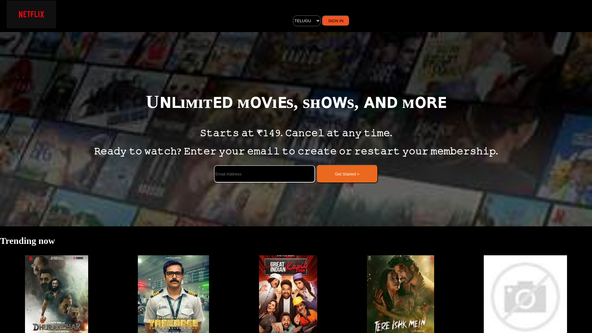 website screenshot of https://netflix-clone-phi-blush-77.vercel.app