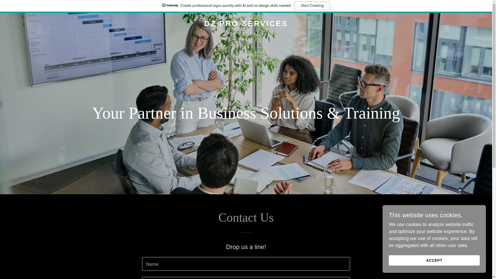website screenshot of https://dzproservices.com/