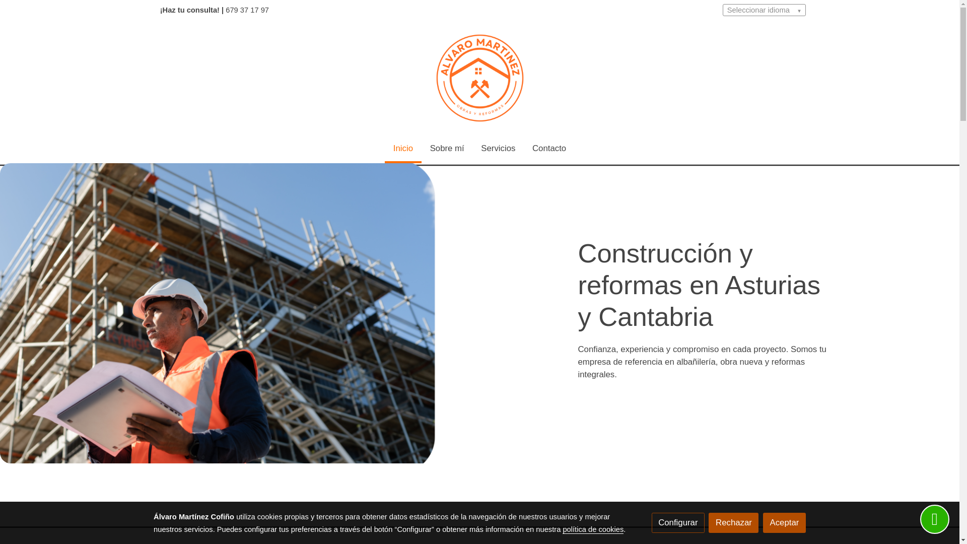 website screenshot of https://alvaromartinezcofino.es/