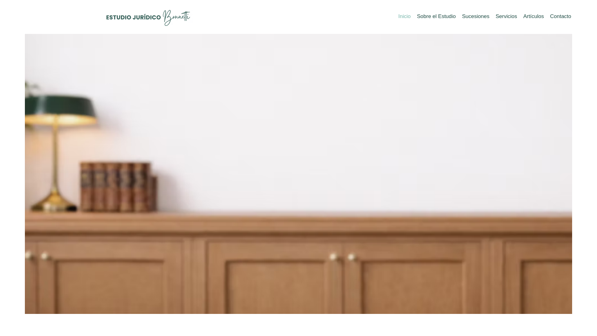 website screenshot of https://estudiojuridicobrunetti.com