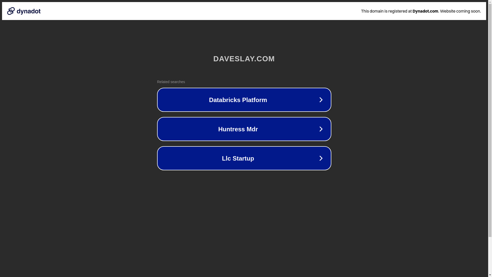 website screenshot of https://daveslay.com/