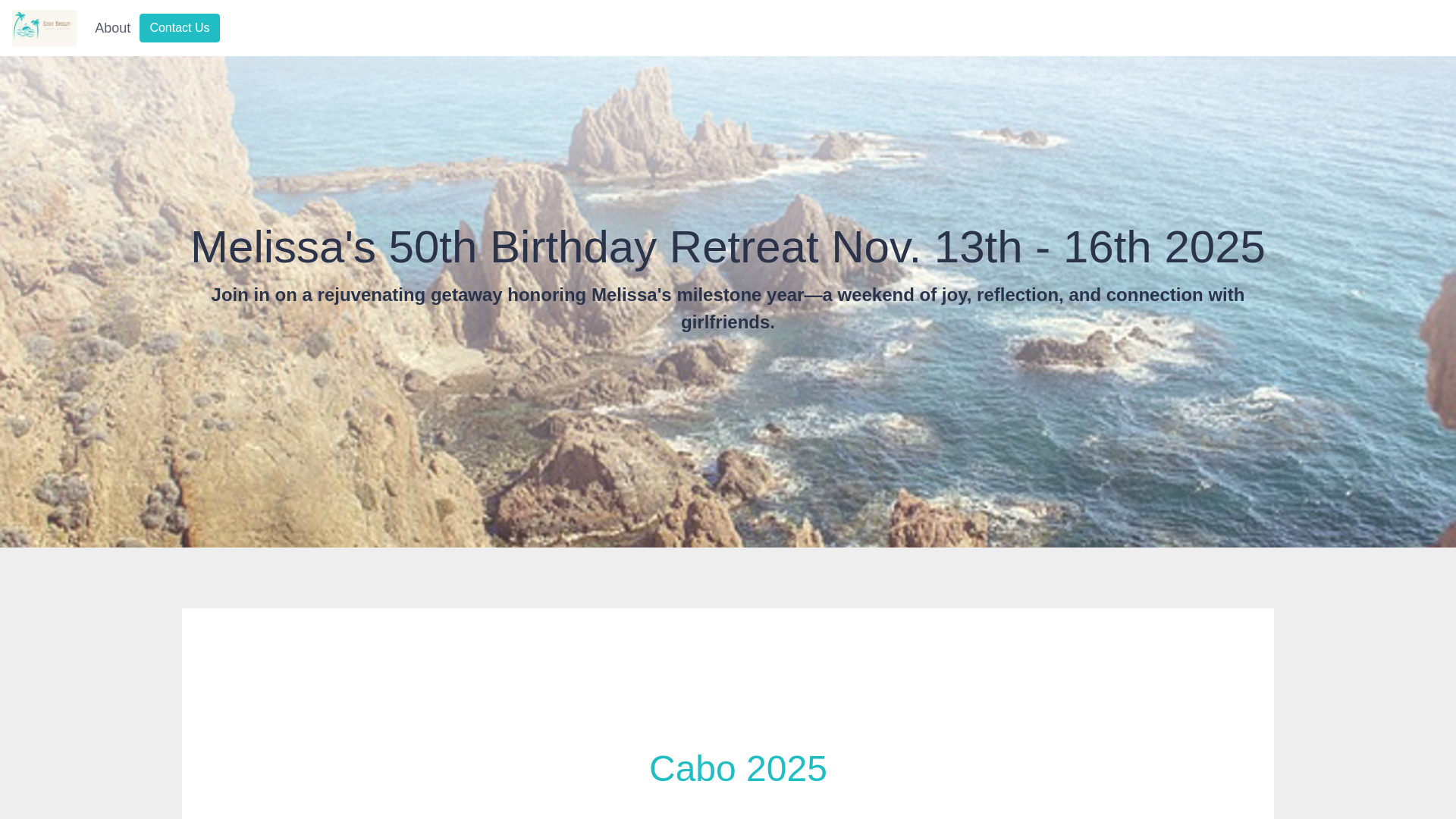 website screenshot of https://ezbreezytravelservices.com/