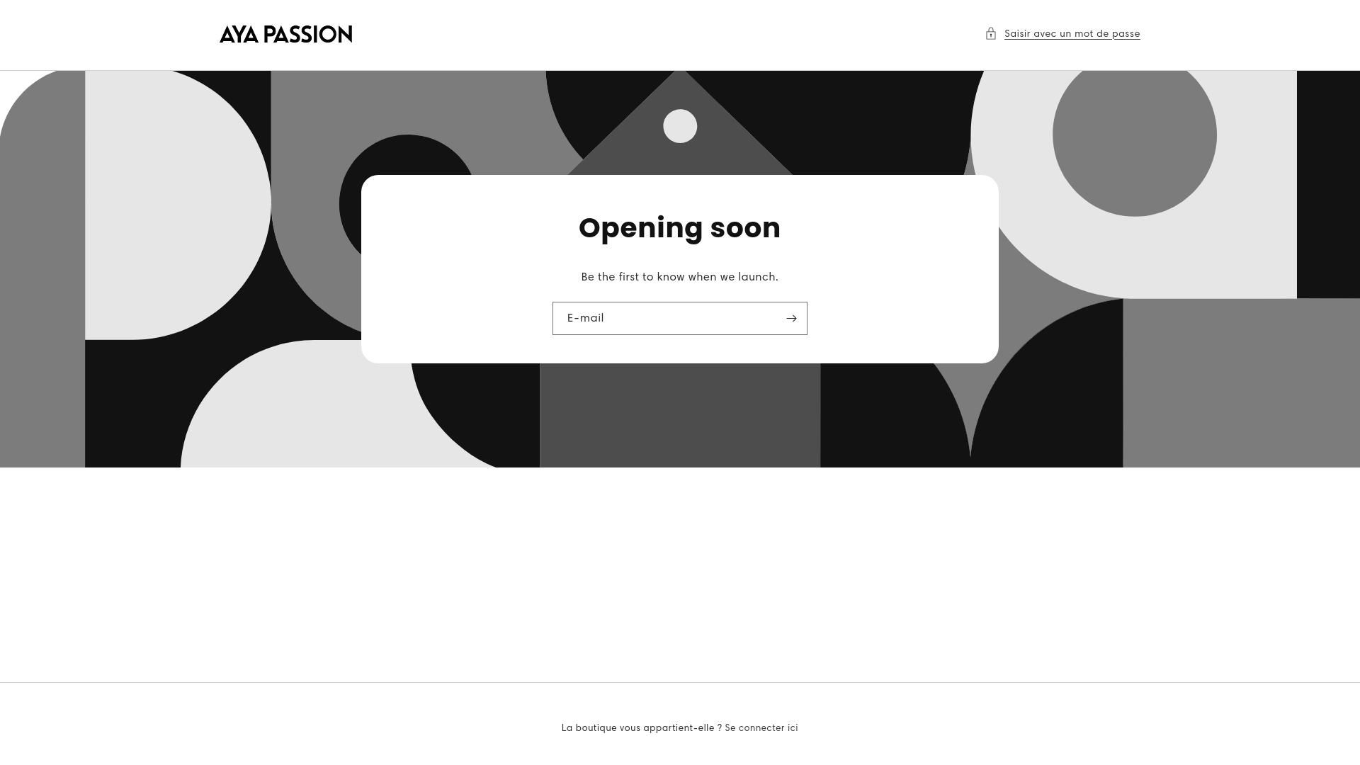 website screenshot of https://ayapassion.com/
