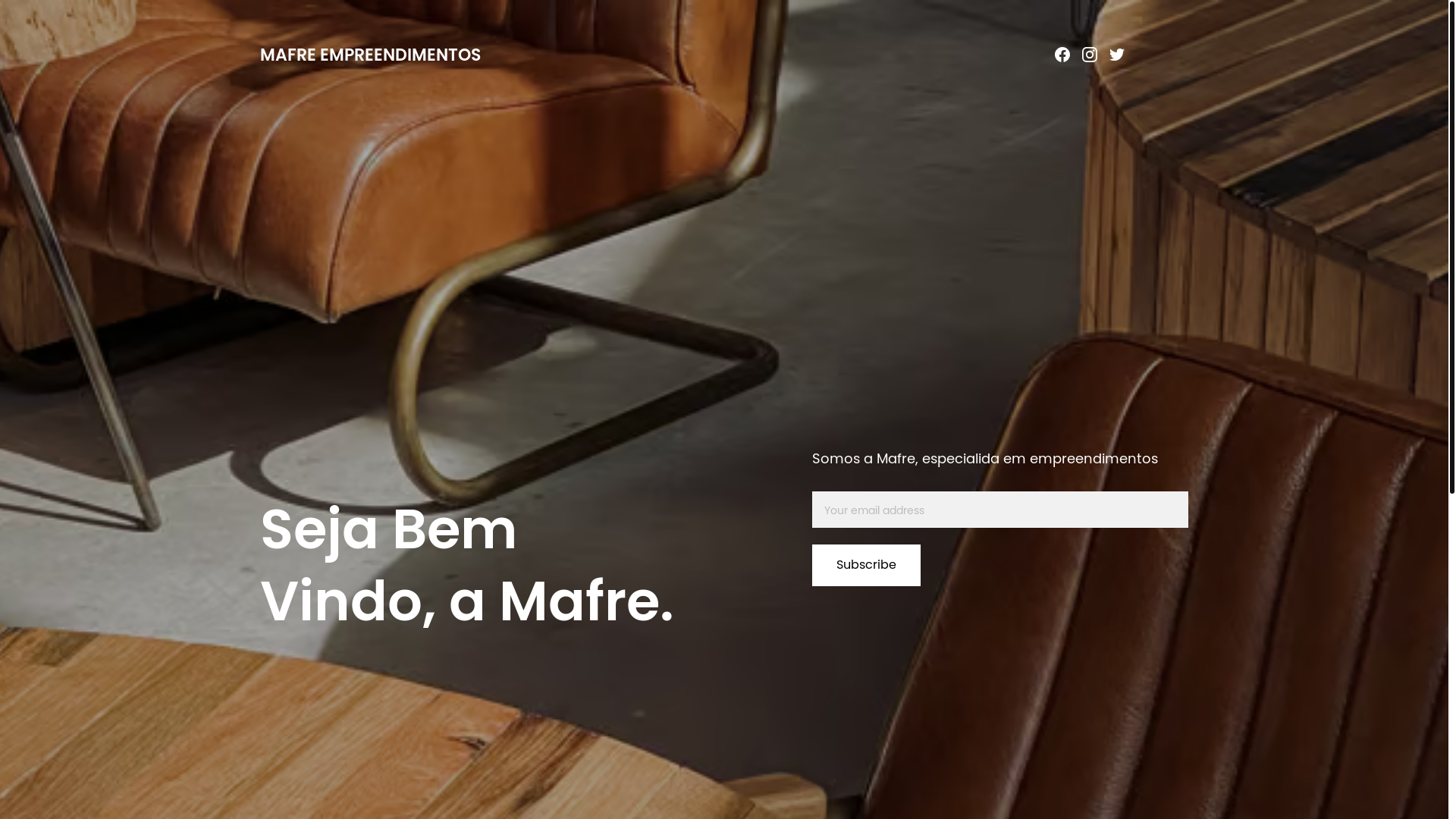 website screenshot of https://mafreempreendimentos.com.br/
