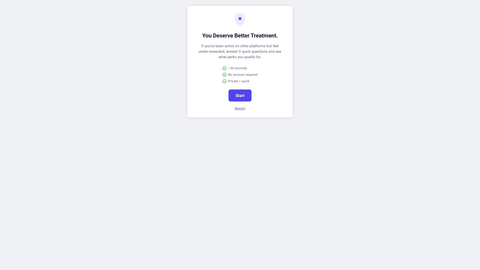 website screenshot of https://survey-landing-pages.pages.dev/