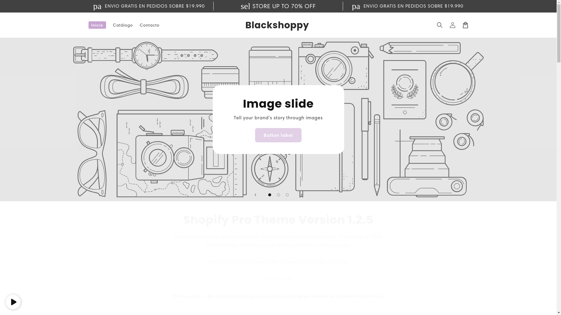 website screenshot of https://sirevane.com/