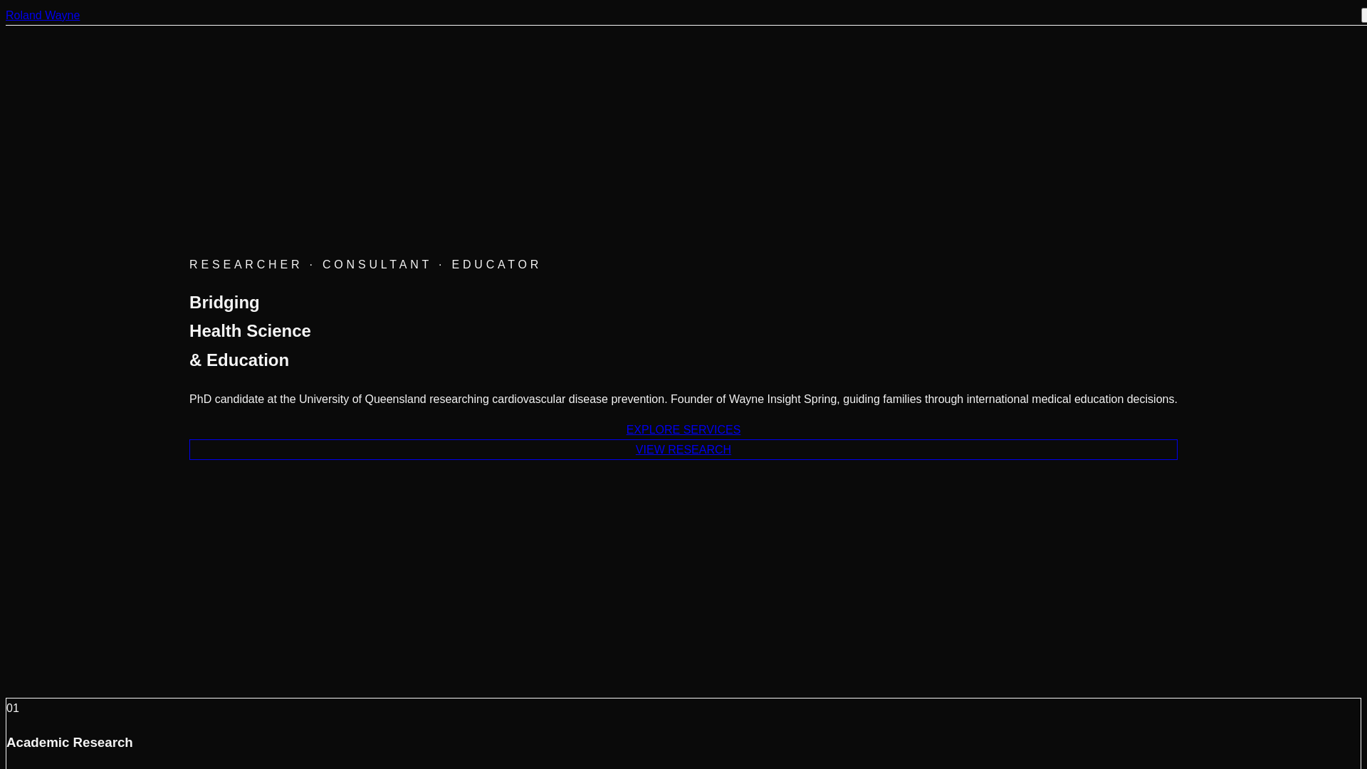 website screenshot of https://roland-site.pages.dev/