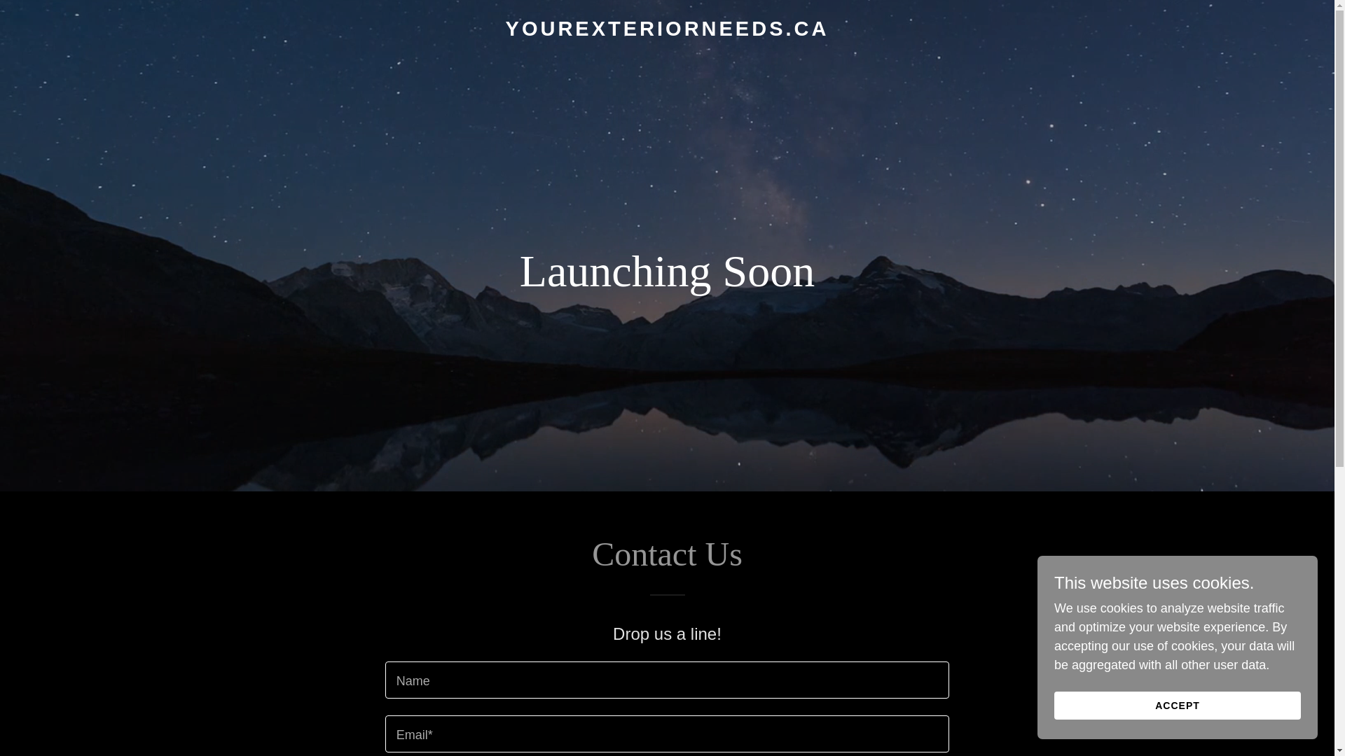 website screenshot of https://yourexteriorneeds.ca/