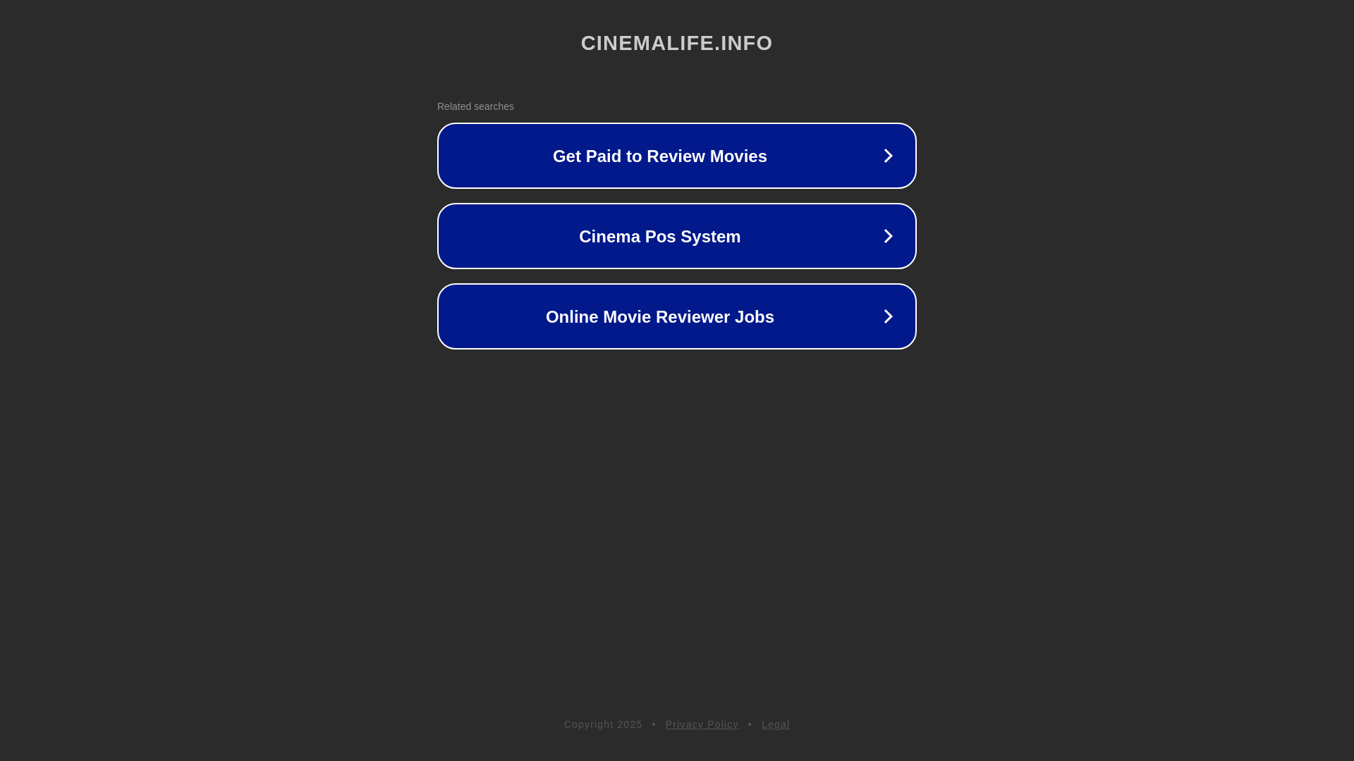 website screenshot of https://cinemalife.info/