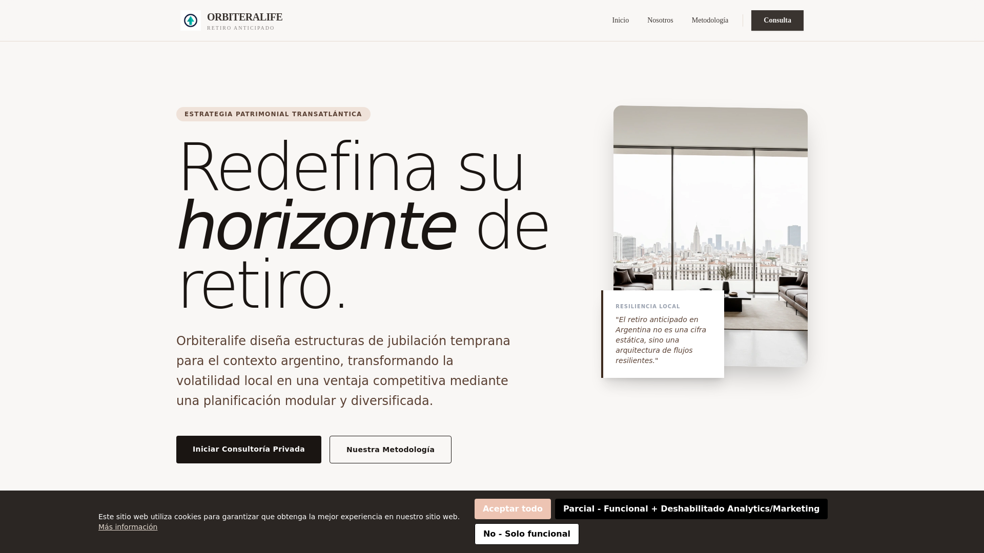 website screenshot of https://orbiteralife.digital/