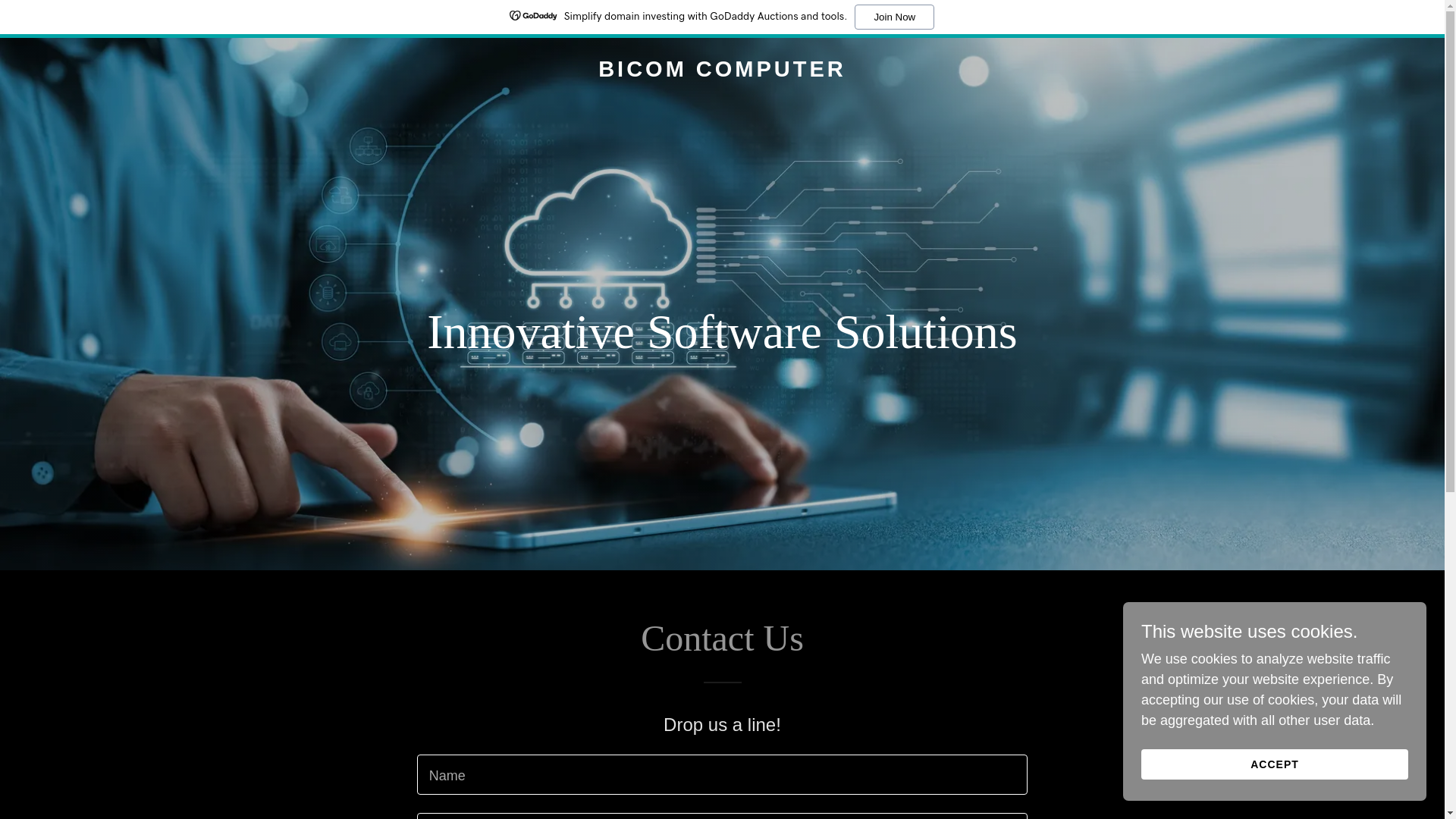 website screenshot of https://bicomcomputer.com/