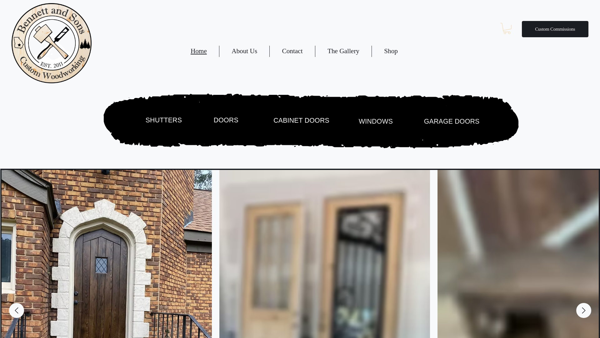 website screenshot of https://bennettandsonsco.com