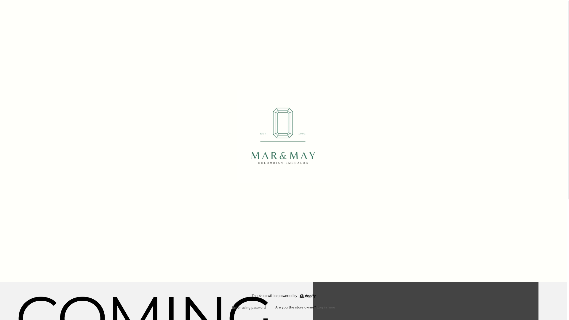 website screenshot of https://marnmayfinejewelry.com/