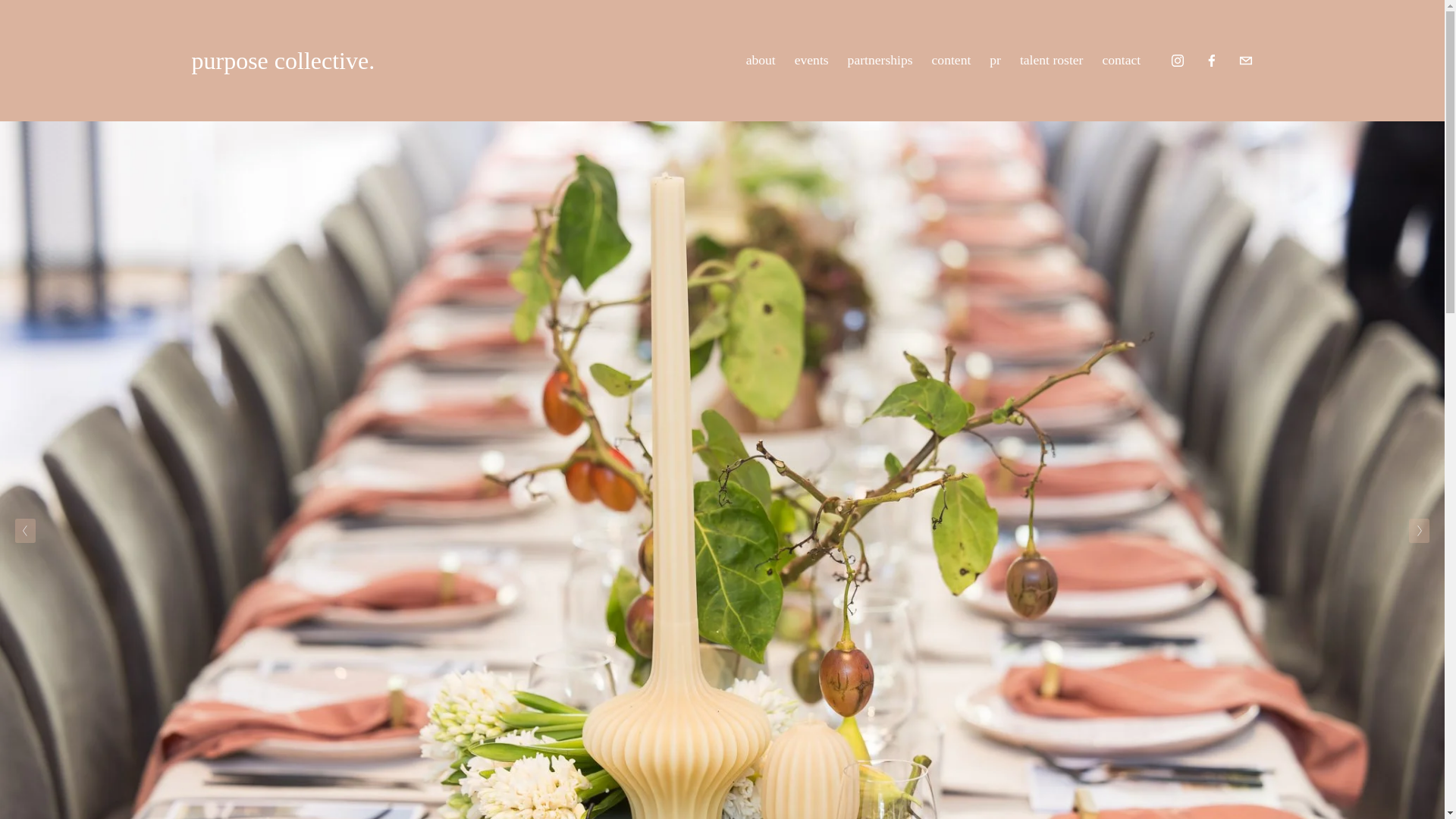 website screenshot of https://purposecollective.online/