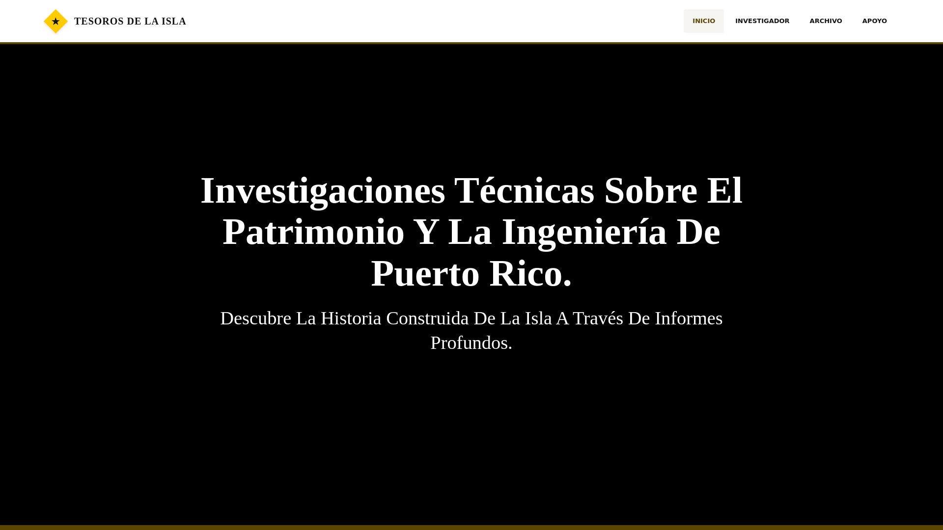 website screenshot of https://tesoros-de-la-isla.pages.dev/