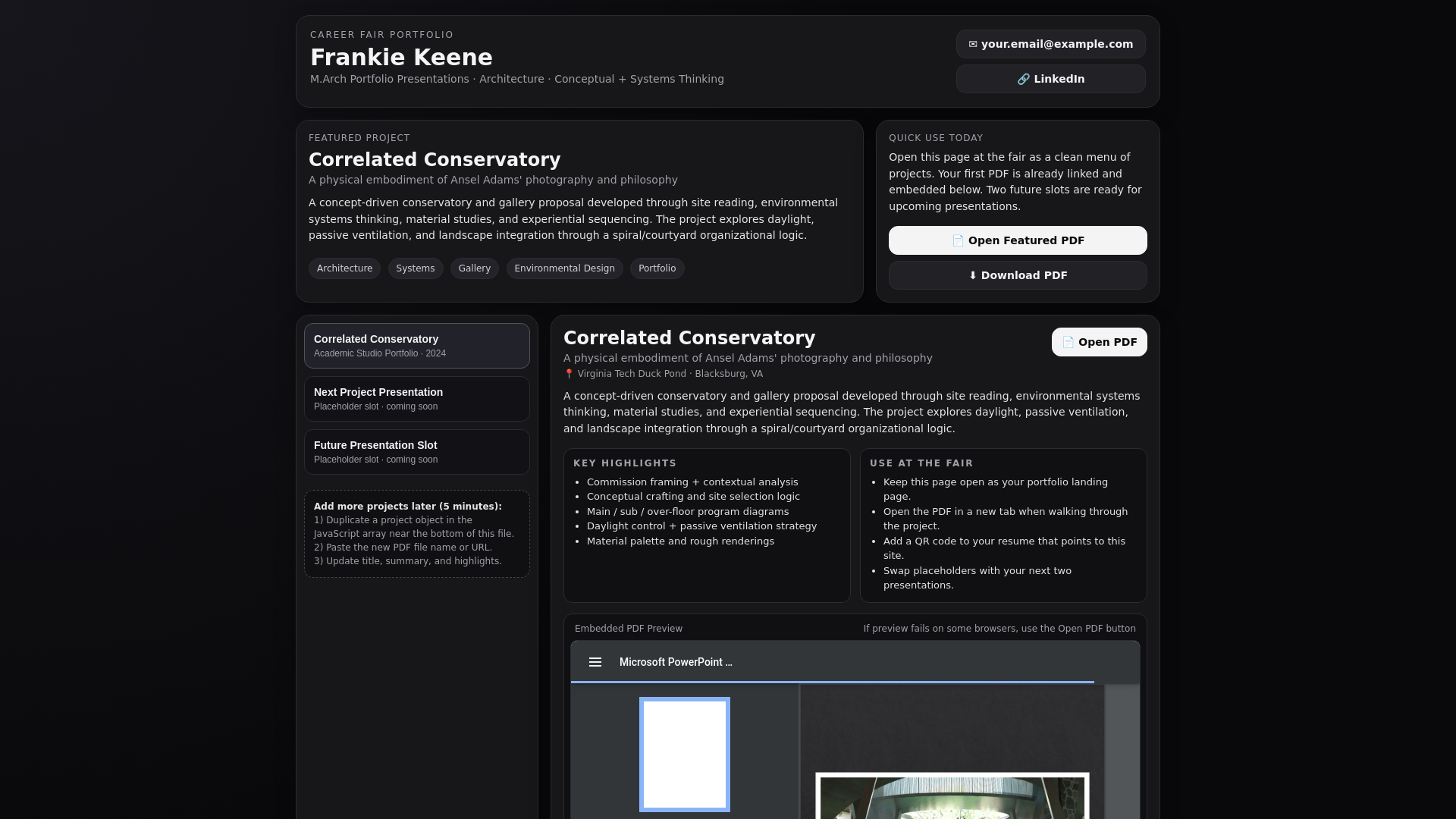 website screenshot of https://keenlykrafted.com/