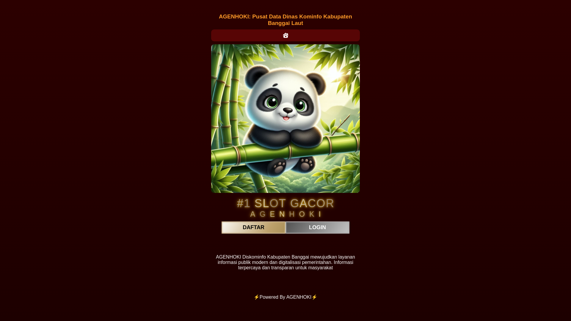 website screenshot of https://agenhoki-bambudiskominfo.pages.dev/