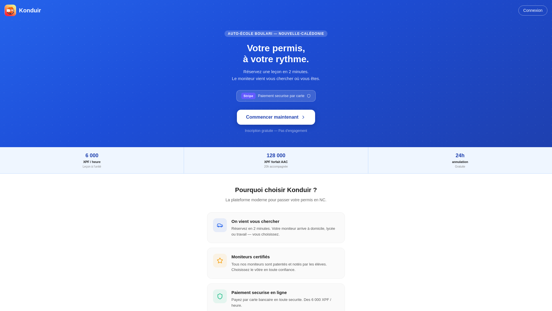 website screenshot of https://konduircode.nc/