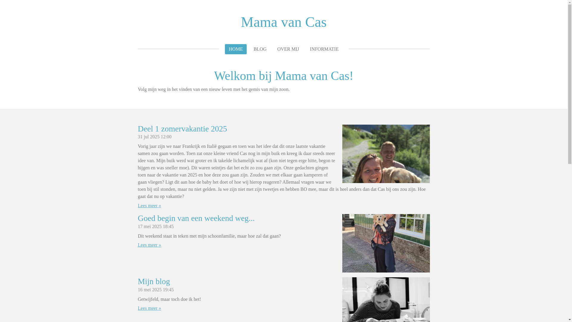 website screenshot of https://mamavancas.nl/